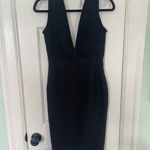 Elegant Black Sleeveless Dress